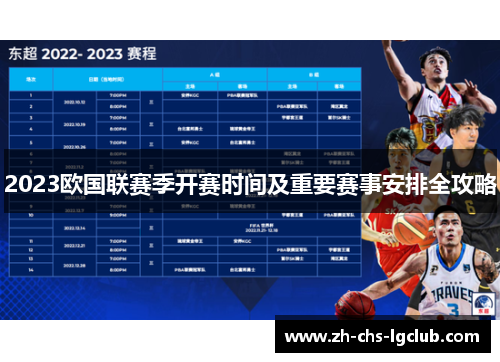 2023欧国联赛季开赛时间及重要赛事安排全攻略